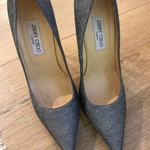 Jimmy Choo 5" Sparkly Pump